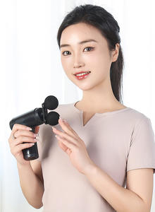 Inteligente Mini Double-Headed Elétrica Fascia Gun Muscle Relaxer Fitness Vibração Choque para o Pescoço Membrana Massagem Ferramenta - Product Image 3