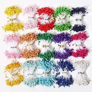 <span class=keywords><strong>Estambre</strong></span> de doble cabeza para <span class=keywords><strong>fiesta</strong></span> de boda, decoración de pasteles para el hogar, estambres de flores artesanales, <span class=keywords><strong>estambre</strong></span> de flores artificiales - Product Image 2