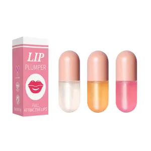 Vegan Waterproof Private Label True Lip Plumping Gloss Nature Clear Lipgloss Long Lasting Lip Plumping Lip Serum Oil