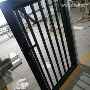 Bảng điều khiển Hàng rào gỗ WPC chống gió cao với các trụ nhôm gia cố bằng thép, cho các khu vực bão, hỗ trợ mô hình 3D - Product Image 4