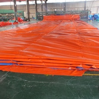 Bâche imperméable de camion de PE de couleur argentée de 5x10m