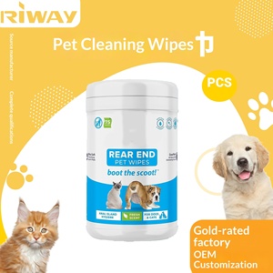 75 Pezzi Salviette Umidificate per la Pulizia degli Animali Domestici in Secchio, Formula Profonda pH Bilanciato Senza Profumo per Deodorizzazione e Cura - Personalizzabile OEM/ODM - Product Image 2