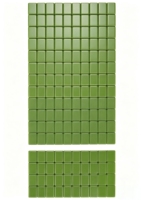 En stock : Jeu de Mahjong américain Mary Art 3 couches, 160 tuiles, jeu de société classique, ensemble de Mahjong de luxe en acrylique bicolore vert Benson
