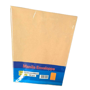 Cancelleria scuola ufficio di buona qualità 80gsm colore marrone <span class=keywords><strong>A4</strong></span> dimensioni 324X229 MM auto-chiudere <span class=keywords><strong>busta</strong></span> Manila - Product Image 5