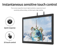 Mini tablette PC industrielle entièrement fermée avec écran tactile de 8 pouces, 6 Go + 64 Go, processeur Intel, batterie, panneau TF, PC embarqué pour l'industrie