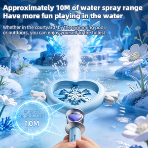 Pistolet à eau magique d'été pour l'extérieur, jouet à eau portable en plastique sur le thème de la princesse pour filles, idéal pour la piscine et les fêtes à la plage - Product Image 5