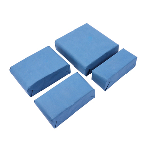 Gasa desechable para el cuidado de heridas, compresas de gasa absorbente, precio de fábrica, accesorios blancos, malla de algodón con borde, OEM médico - Product Image 3