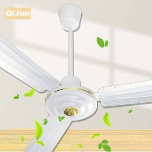 Ventilateur de plafond industriel AC 48'' 56'' avec 3 pales courbes pour hôtel et salon, idéal pour le Sénégal et l'Arabie Saoudite (Mats, ITCs, etc.) - Product Image 1