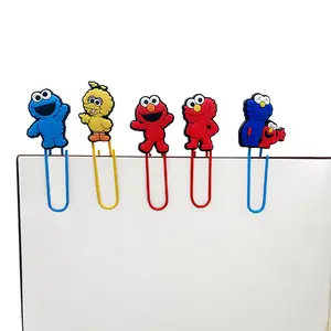 Pvc Bookmark dễ thương nước giải khát loạt kim loại cao su giấy Clip phù hợp với sinh viên trẻ em học Phụ kiện Lưu ý ghi nhớ đánh dấu bookends