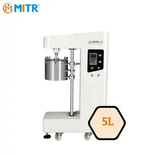 MITR One-stop Powder Grinding Supplier 5L Laboratory Stirred Ball Mill 0.1um Stirring Mill With Stainless Steel Nylon PU Jars