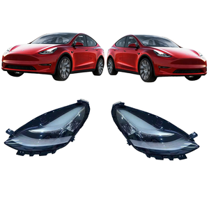 Accesorios para autos JOESHIER, faros delanteros LED para Tesla Model 3/Y 2021-2023, conjunto de faros, luz diurna LED, lente LED, lámpara frontal - Product Image 5
