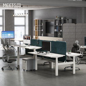 Fabricante de Escritorios de Pie de Lujo, Pedidos al por Mayor, Escritorio Eléctrico en Forma de L para Trabajar de Pie o Sentado, Espacio de Colaboración para Equipos Creativos, OEM ODM - Product Image 1