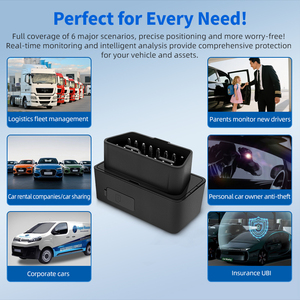 เครื่องติดตาม GPS 4G สำหรับยานพาหนะ ระบุตำแหน่งแบบเรียลไทม์ ใช้งานได้ทันที (Plug&Play) บน OBD 2 อุปกรณ์ติดตามขนาดเล็กสำหรับรถยนต์ รถบรรทุก และยานพาหนะในกลุ่ม - Product Image 5