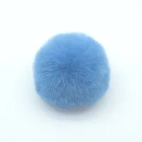 Porte-clés en fourrure bouffante en forme de pompon, lapin, peluche, porte-clés mignon en fourrure pour sac