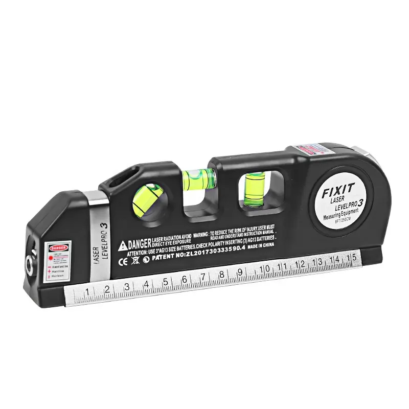 home multifunctional 4 in 1 Infrared Laser level 2.5m tape measure electronic Laser level ruler