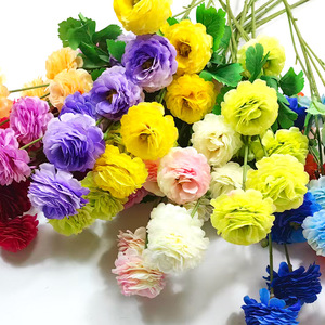 Flores Artificiales de Seda, 6 Cabezas, Color Lila, Peonía en Capas, Decoración para Bodas y Hogar, Alta Simulación - Product Image 3