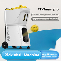 Máquina Automática de Pickleball PP-SMART PRO, Lanzador Inteligente de Pelotas de Pickleball, Equipo de Entrenamiento para Interiores y Exteriores