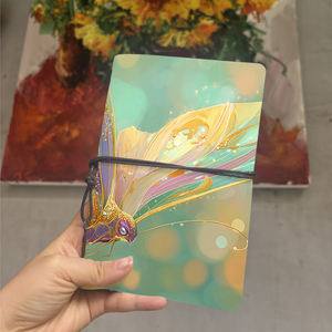 Bloc-notes A6 80 feuilles idéal pour les résumés de lecture et les contours de dissertation des étudiants en littérature anglaise avec papillon coloré avec - Product Image 1