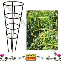 Cage de soutien pour pivoine. Anneau de soutien conique pour plantes