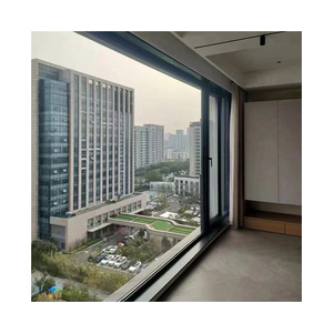 Fenêtre à battant en aluminium à rupture de pont thermique Foshan, système 90, verre trempé pour salle de bain, chambre, salon, balcon fermé - Product Image 2