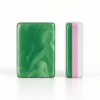 Jeu de Mahjong Américain Moderne Personnalisé MJ1 à 4 Couches, 160 Tuiles en Acrylique, Motif Léopard et Tortue, Écologique, Portable et de Luxe