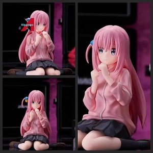 Figurine de fille magnifique <span class=keywords><strong>Bocchi</strong></span> <span class=keywords><strong>the</strong></span> <span class=keywords><strong>Rock</strong></span> Hitori Gotoh assise dans une voiture, boîte de modèle d'anime, artisanat en plastique - Product Image 2