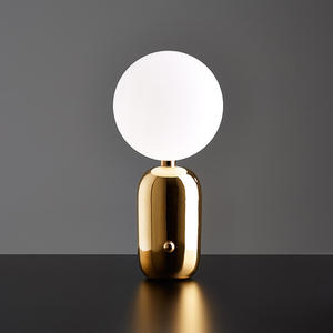 New Arrival European Style Small Desk <b>Lamp</b> Study <b>Bedside</b> Dining Room Led Glass Ball Table <b>Lamp</b> - Product Image 4