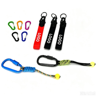 Porte-clés en métal personnalisé, 8 cm, en forme de D, avec fermoir, mini porte-monnaie, porte-clés de luxe pour sacs miniatures, pour le camping en plein air, hamac, mousqueton