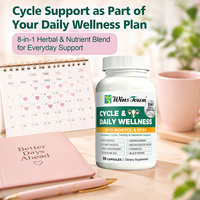 Capsules régulières pour les ovaires féminins Myo Inositol Vitex, complément alimentaire quotidien pour le bien-être des femmes, équilibre du cycle menstruel