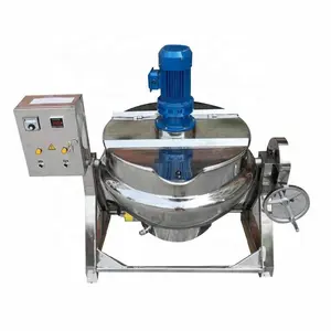 500 Liter Steam Jacketed With Stirrer 1000L Cooking Candy Kettle