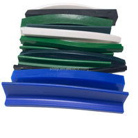 Barres de guidage en céramique Pvc, bandes de convoyeur Pvc avec taquet de déflecteur