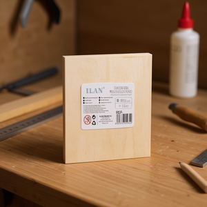 Pannello in Compensato Rettangolare ILAN 10x15 Cm, Spessore 0,25mm, Foglio di Legno per Artigianato - Product Image 2