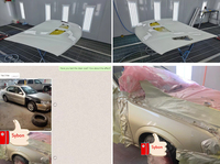 Peinture automobile 2K Laque transparente MS HS 1L/4L Résistante à la chaleur Peinture automobile couleur unie Revêtement transparent automobile pour la réparation de la carrosserie