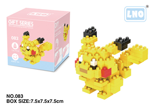 Ensemble de blocs d'action créatifs écologiques en plastique ABS <span class=keywords><strong>pour</strong></span> le bricolage de micro-blocs <span class=keywords><strong>pour</strong></span> jouets éducatifs d'<span class=keywords><strong>anime</strong></span> <span class=keywords><strong>pour</strong></span> adolescents et adultes - Product Image 2