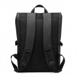 Sac à dos à enroulement personnalisé pour homme, nouveau sac à dos en cuir imperméable pliable, mochilas, sac à dos à enroulement pour ordinateur portable pour étudiants, femmes - Product Image 4