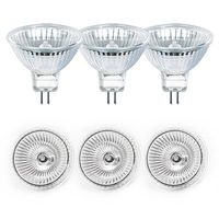 Lampes halogènes GU10, éclairage intérieur, ampoule halogène 220-240V, lampe chauffante infrarouge, verre aluminium, GU10 GZ10, éclairage 2800 3200k