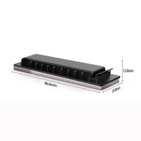 1/3/5 PCS 5/8/10 emplacements Clips organisateurs de câbles auto-adhésifs pour bureau, TV, PC, Ethernet, gestion des câbles USB sous le bureau