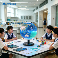 Pantalla LED esférica/globo de 0.3m para interiores, ideal para minoristas, elevadores, señalización, educación, tratamiento médico y mensajes de bienvenida
