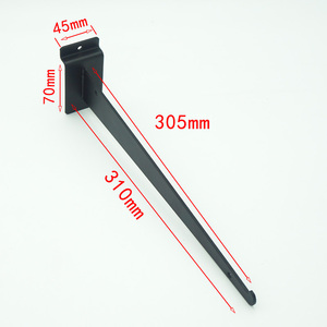 ตะขอชั้นสำหรับแผ่นไม้แขวนผนังแสดงตะขอแผ่นโลหะ - Product Image 4