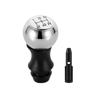 JDMotorsport88 <span class=keywords><strong>Pommeau</strong></span> de levier de vitesse universel ABS argent poli 5 vitesses manuel pliable Peugeot <span class=keywords><strong>207</strong></span> 307 406 408 308VTS JDPGK-3 - Product Image 1