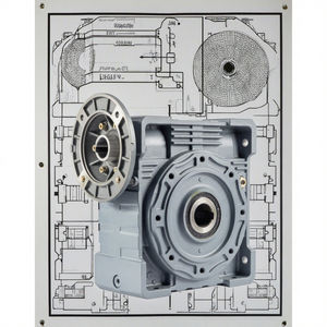 슈퍼로 스피드 리듀서 OEM/ODM 시리즈 산업용 웜 기어박스 감속기 SRV 웜 트랜스미션 Rv30/40/50/63/75/90 플랜지 포함 - Product Image 1