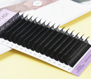 Extensiones de Pestañas al por Mayor con Empaque Personalizado, 10 Bandejas, Estilos Mixtos C Curl y D Curl, Longitudes Mixtas 8-15mm, Pestañas de Volumen - Product Image 1