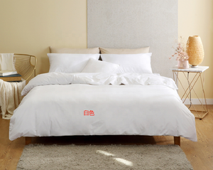 Khăn trải giường 100% đặt bông 300 t Kích thước: 250*240 cm trong tấm Màu: trắng, than thành phố, xanh da trời, nâu, xanh trung bình - Product Image 3