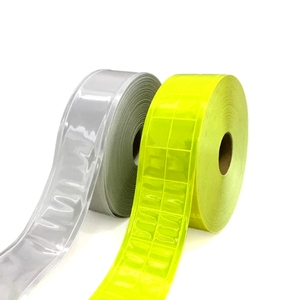 Nastro riflettente bianco personalizzato in <span class=keywords><strong>pvc</strong></span> en471 ad alta visibilità impermeabile per abbigliamento/gilet - Product Image 1