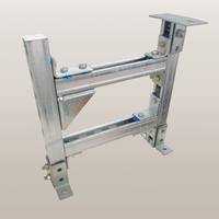 Profilés en C légers en alliage d'aluminium galvanisé, rail en acier rainuré et nervuré, support de suspension pour tuyaux, découpe standard AiSi