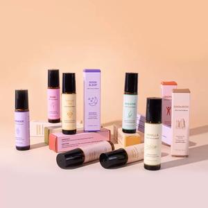 Huile à base de plantes naturelle personnalisée pour soulager les migraines et les maux de tête, odeur naturelle, mélange d'aromathérapie, huile essentielle Roll Ball - Product Image 3