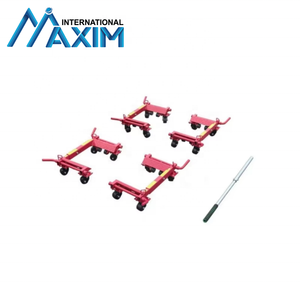 Chariot de voiture, patin, vérin de positionnement, pompe à pied, rouleau de levage de pneu hydraulique, chariot de levage, 4 roulettes - Product Image 3