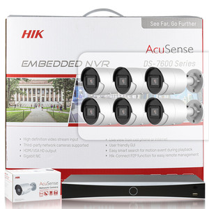 Kit de caméra réseau à balle fixe Hik Vision nocturne AcuSense <span class=keywords><strong>DS</strong></span>-<span class=keywords><strong>7608NXI</strong></span>-<span class=keywords><strong>I2</strong></span>/8P/S 8 canaux 1U 8 POE NVR Kit de surveillance - Product Image 2