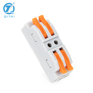 KV233-500 2P 250V 32A Lever <strong>Terminals</strong> Orange Mini Quick <strong>Connector</strong> Automotive Push-In Connection Splicing <strong>Terminal</strong> Blocks Wire - Product Image 4