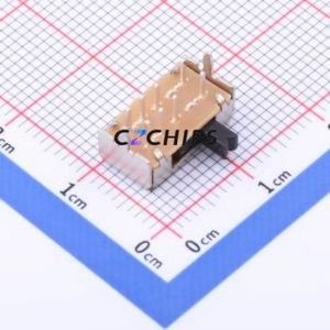 SK-23D07-G030 Slide Switch Bent Lead Through Hole-10P,12.6x4.7mm Switch Double Pole Three Throw Rectangle Header PC 12.6mm - Product Image 1